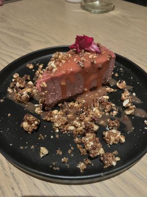 Guava cheesecake  at Gracias Madre in Newport Beach