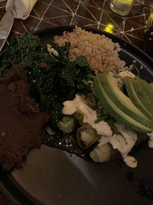 Enchiladas verdes  at Gracias Madre in Newport Beach