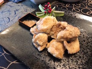 超好吃炸猴頭菇～ at Su Su House 素宿之家 in Kanazawa