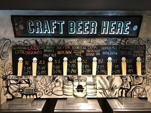 Beer taps at Los Indios Bravos in Boracay