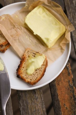 New vegan-butter from Bretagne at Cabane du 12 in Nice