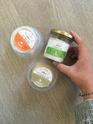 Cheeses at Cabane du 12 in Nice