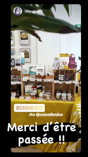 Poducts at Cabane du 12 in Nice