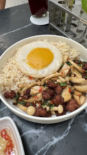 Pad Krapao  at Broccoli Revolution - Charoenkrung in Bangkok