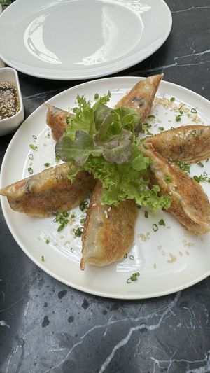 Gyoza  at Broccoli Revolution - Charoenkrung in Bangkok