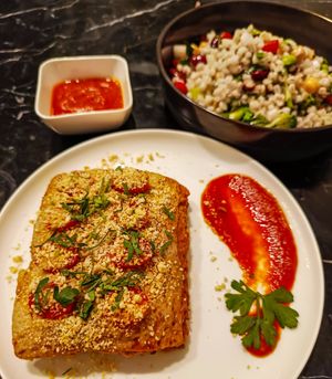 Eggplant Lasagna at Broccoli Revolution - Charoenkrung in Bangkok