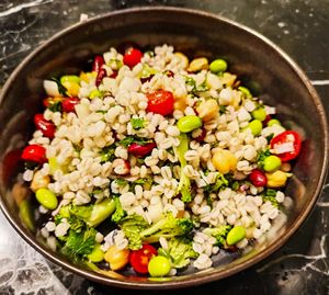 Broccoli Barley Tabbouleh Salad at Broccoli Revolution - Charoenkrung in Bangkok