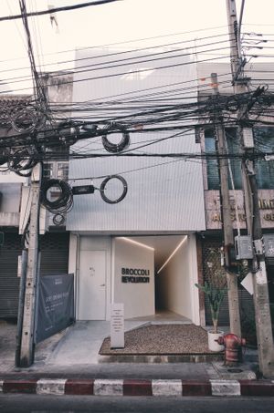 The entrance  at Broccoli Revolution - Charoenkrung in Bangkok