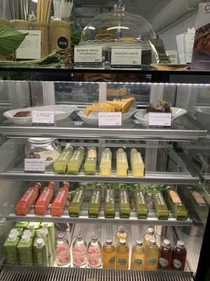 Display case at Broccoli Revolution - Charoenkrung in Bangkok