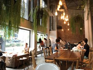 Great atmosphere  at Broccoli Revolution - Charoenkrung in Bangkok