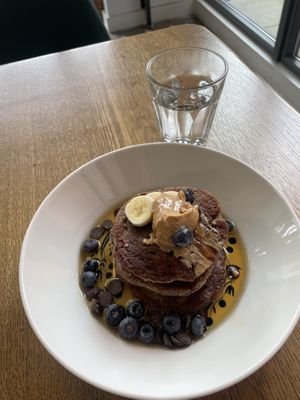 Second visit - protein pancakes   at Rask in Derby