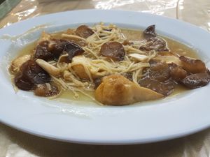 Mixed mushrooms at Flying Vegetable in Pattaya
