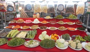 Veggies at Flying Vegetable in Pattaya