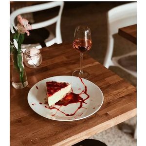 Sernik i wino? at Kubek w Kubek Cafe in Warsaw