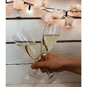 Prosecco at Kubek w Kubek Cafe in Warsaw