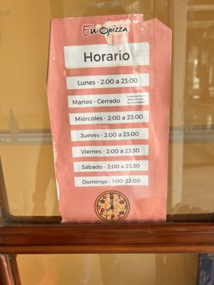   at Euro Pizza in San Luis Potosi