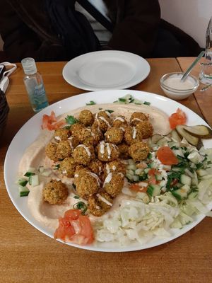 Light and fluffy falafels at Falafel Sababa in Berlin