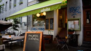 exterior at Falafel Sababa in Berlin