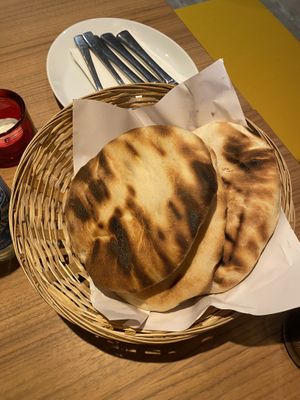 Bread  at Falafel Sababa in Berlin