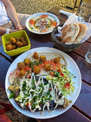 Babaganush falafel at Falafel Sababa in Berlin