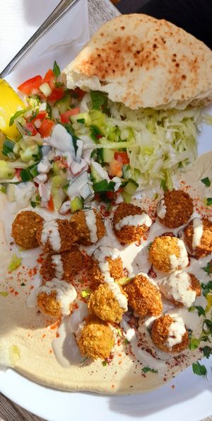 Falafel at Falafel Sababa in Berlin