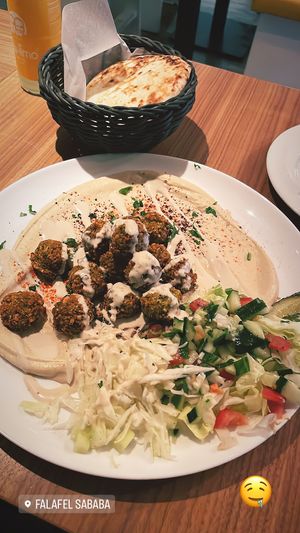   at Falafel Sababa in Berlin