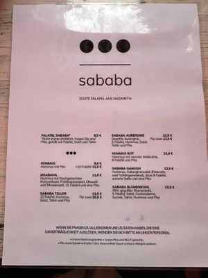   at Falafel Sababa in Berlin