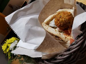 Delicious falafel! at Falafel Sababa in Berlin