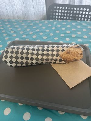 Pita wrap   at The Good Lands Cafe in Winnipeg