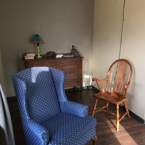 Future reading nook. at The Good Lands Cafe in Winnipeg