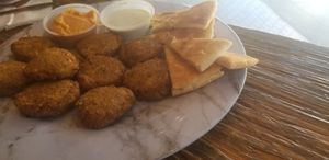 Falafel platter at AltaVita Restaurant in Idaho Falls