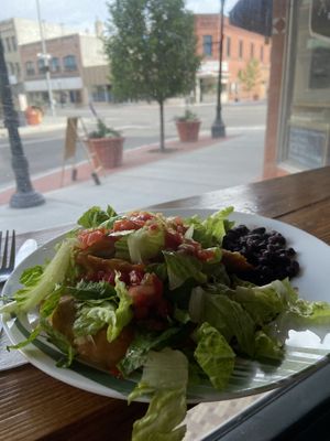 vegan cheese and beans empanadas  at AltaVita Restaurant in Idaho Falls