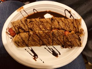 Vegan Sweet Works 😋 at V&V Delicious Crepes in San Carlos