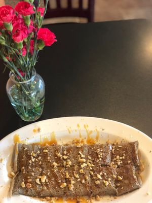 French confection crepe with buckwheat at V&V Delicious Crepes in San Carlos