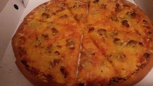 Vegan Kiev pizza at Hylton Pizza in Sunderland