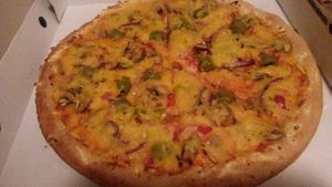 Vegan primivera pizza at Hylton Pizza in Sunderland