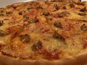 The world famous vegan garlic chicken Kiev  at Hylton Pizza in Sunderland