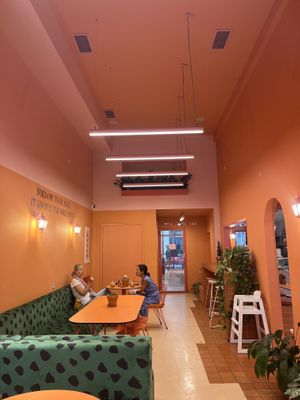 Inside of cafe  at Wild Souls in Athens