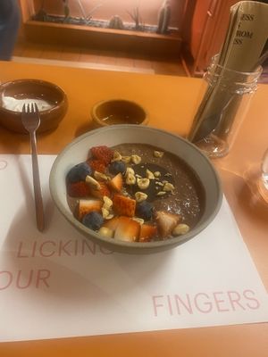 Overnights oats   at Wild Souls in Athens