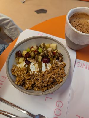 Greek yoghurt bowl at Wild Souls in Athens