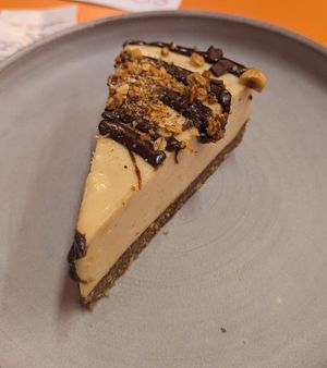 Cheese cake, mainly from nuts at Wild Souls in Athens