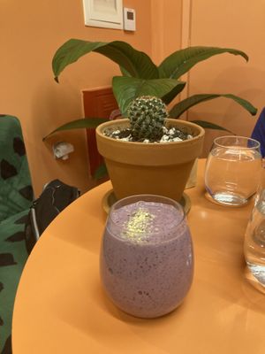 Breakfast smoothie  at Wild Souls in Athens