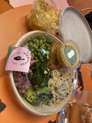 Takeaway salad  at Wild Souls in Athens