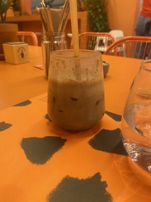 Praline in a cup drink  at Wild Souls in Athens