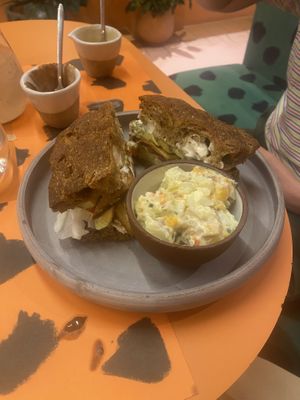 Vegan BLT sandwich  at Wild Souls in Athens