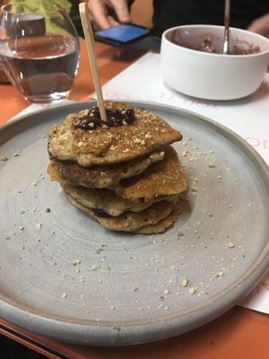 Vegan pancakes  at Wild Souls in Athens