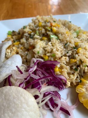 Fried rice at Buddha Belly in Ninh Binh