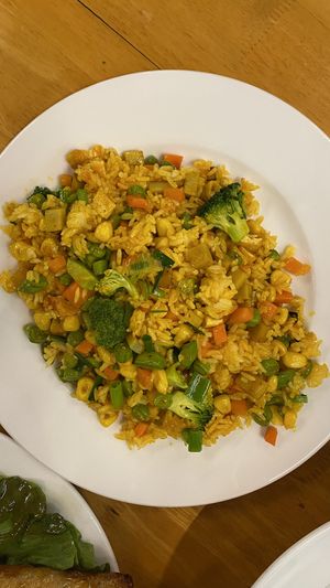 Fried Rice (no egg) #Veganuary at Buddha Belly in Ninh Binh