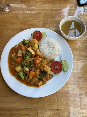 Curry of the day at Buddha Belly in Ninh Binh