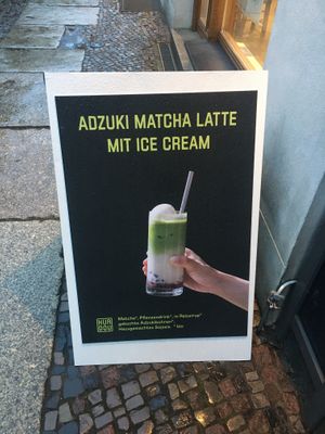 Adzuki Matcha Latte  at Soi & Co in Berlin